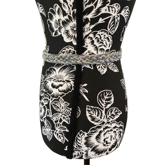 Braided Adjustable Plus Size Skinny Belt Dress Classic Formal Buckle - Picture 4 of 13